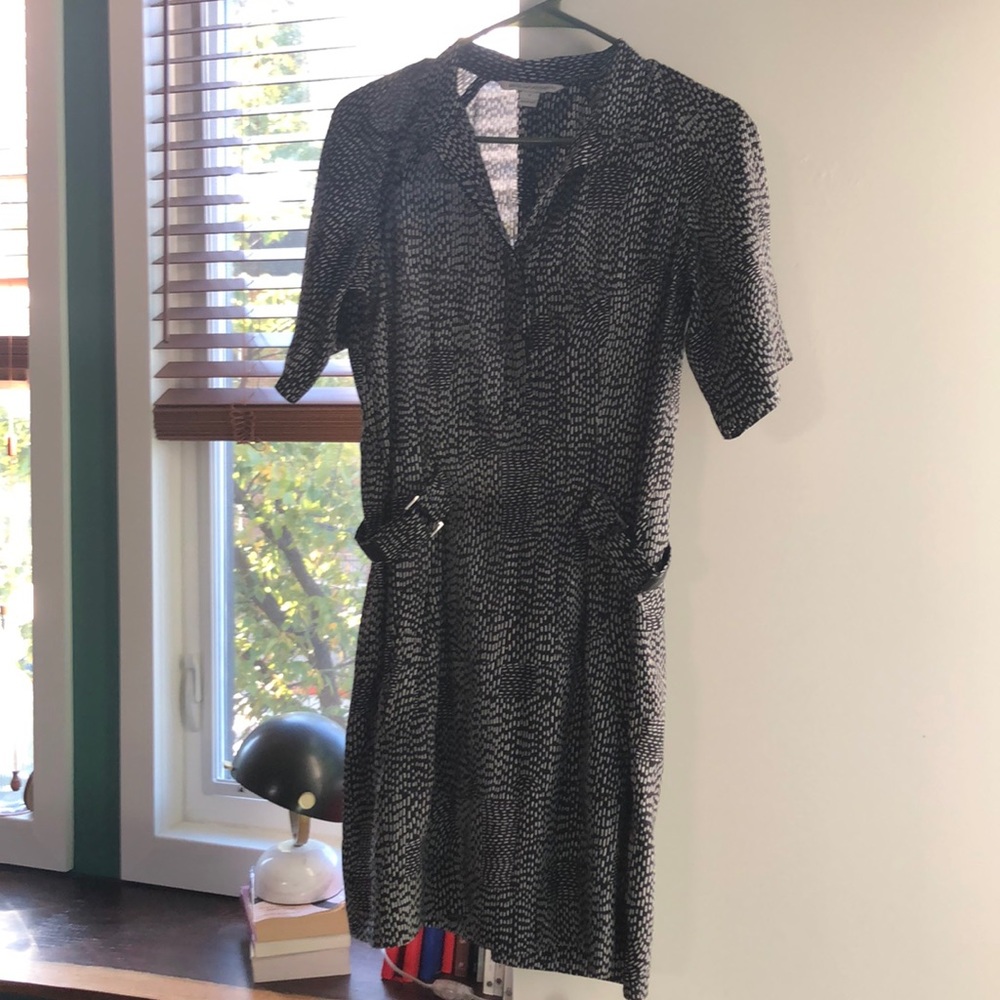 DVF 100%Silk Dress with Pockets